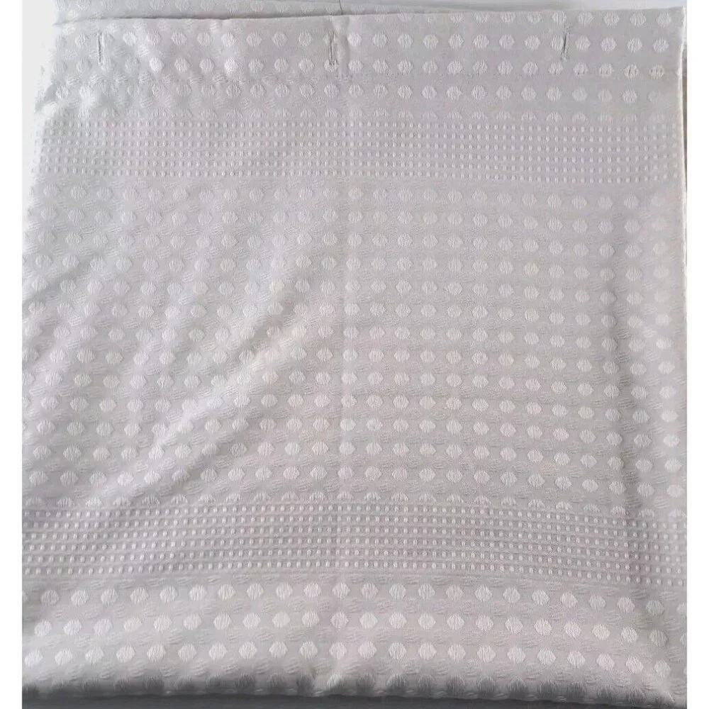 Huntington Home Fabric Shower Curtain Light Purple Lavender Polka Dot Chic